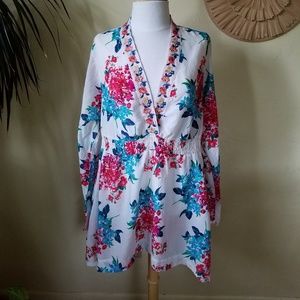 Johnny Was empire waist blouse